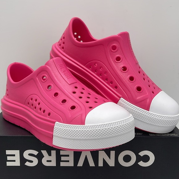 Converse WMNS CTAS PLAY LITE CX SLIP CHAOS FUCHSIA/CHAOS FUCHSIA Sneakers - Picture 4 of 16